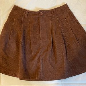 CHOCOLATE BROWN SKIRT